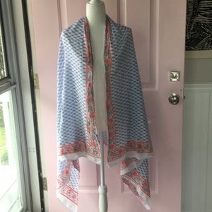 Anthropologie 100 percent cotton scarf